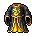 Lv 88 黑綢緞長袍 (男)